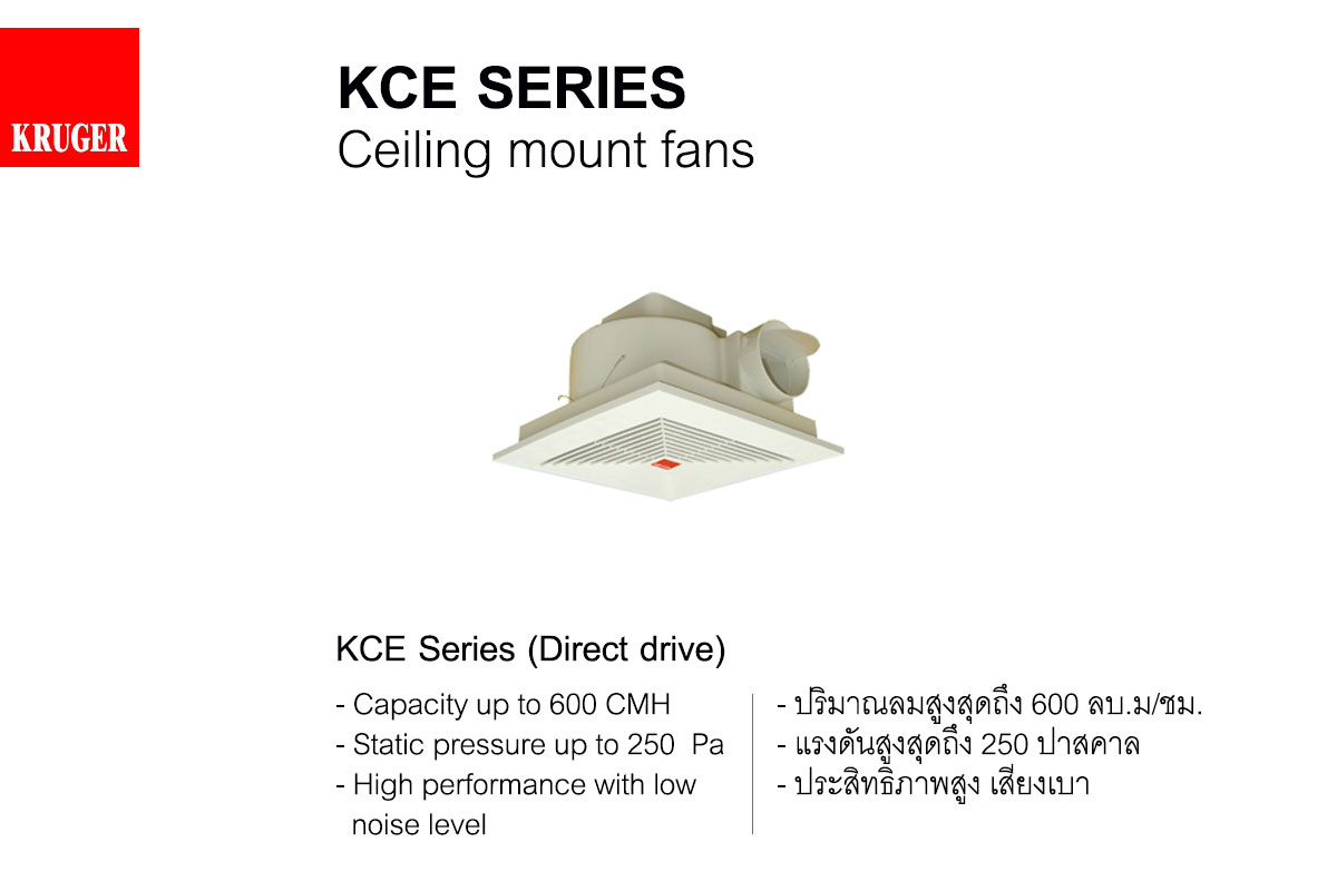 พัดลม KCE KRUGER FAN